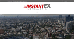 Desktop Screenshot of mensajeriainstantex.com